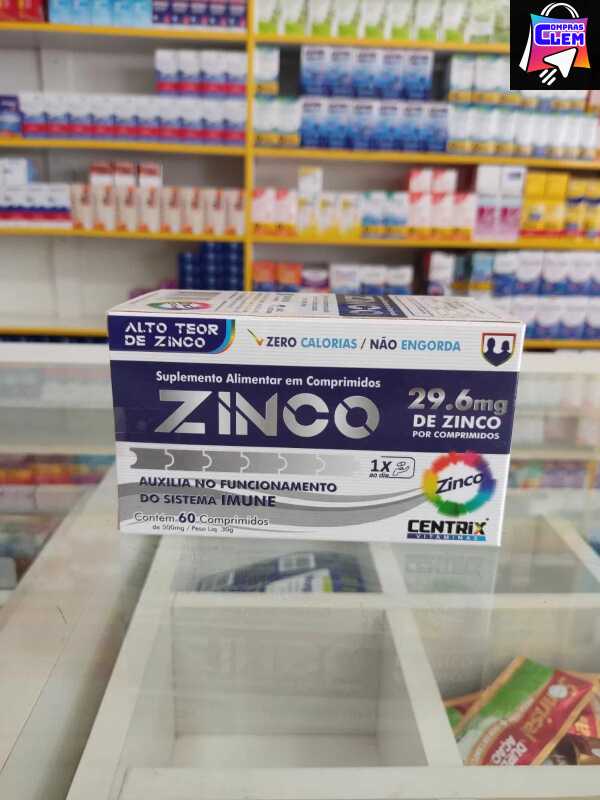 Suplemento Alimentar Zinco Centrix 60 comprimidos