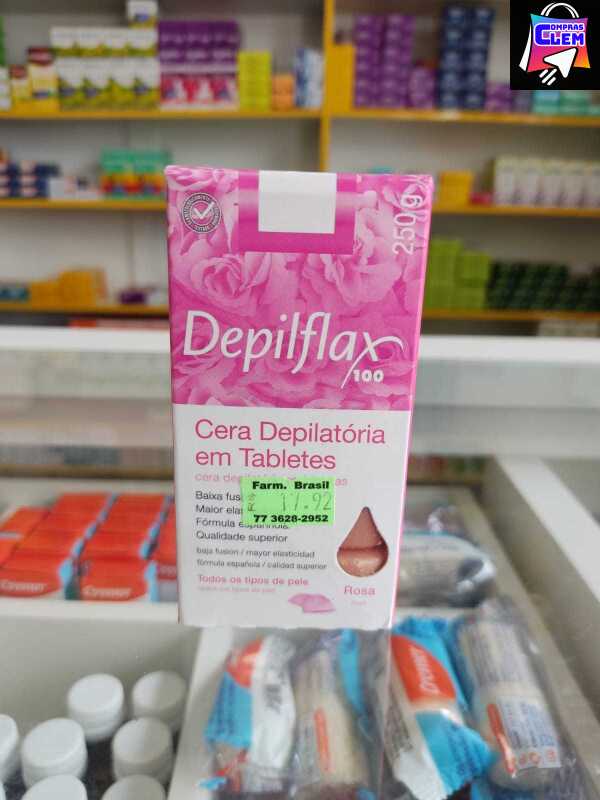 Depilax 100 Cera depilatoria em Tablet 250g
